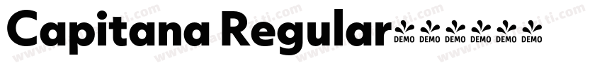 Capitana Regular字体转换